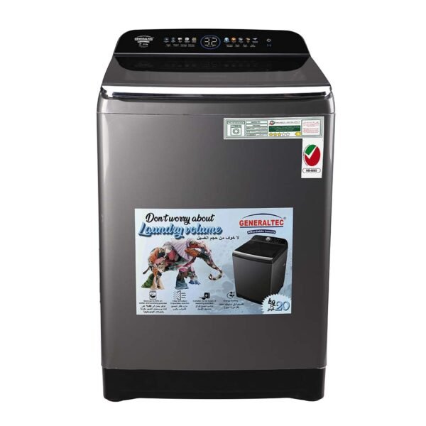 Generaltec GWA20SSK 20 KG Top Load Stainless Steel Pulsator Automatic Washing Machine