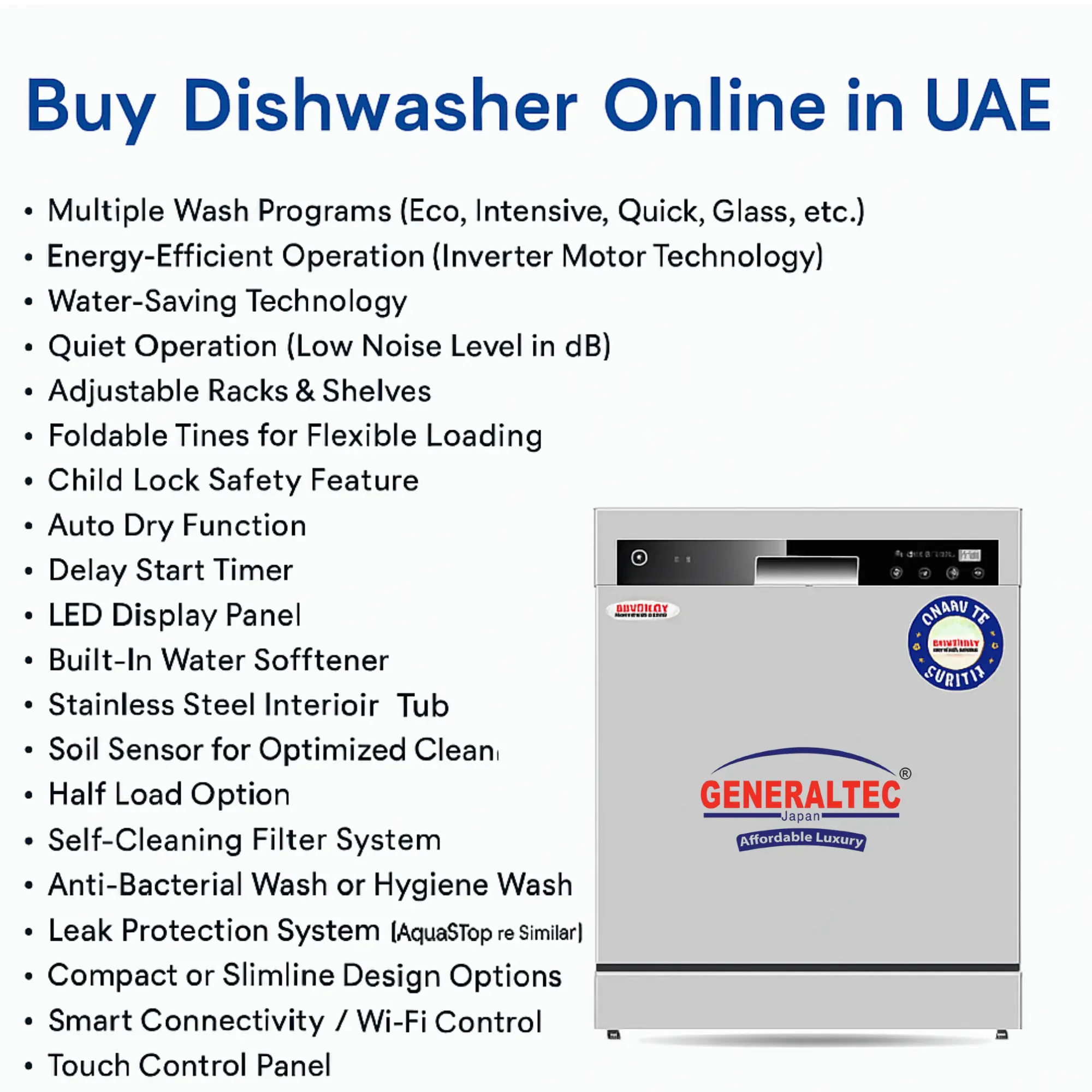 Dishwasher Price in UAE 2025