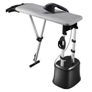 Generaltec GGSTI80B Stand Garment Steamer with XL Style Board – 1950W, 2L Water Tank, Double Pole Design, Fast Heat-Up, 1-Year Warranty