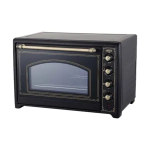Generaltec Electric Toaster Oven | Rotisserie Grill | Convection Fan | Double Glass Door |  Thermostat | 2800W Power | 5 Control Knobs | Model GOT101BR | 1-Year Manufacturer Warranty