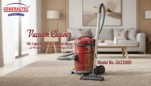 Generaltec GV2300D Vacuum Cleaner UAE – 1400–1600W Power, 18L Capacity & Affordable Commercial Cleaning