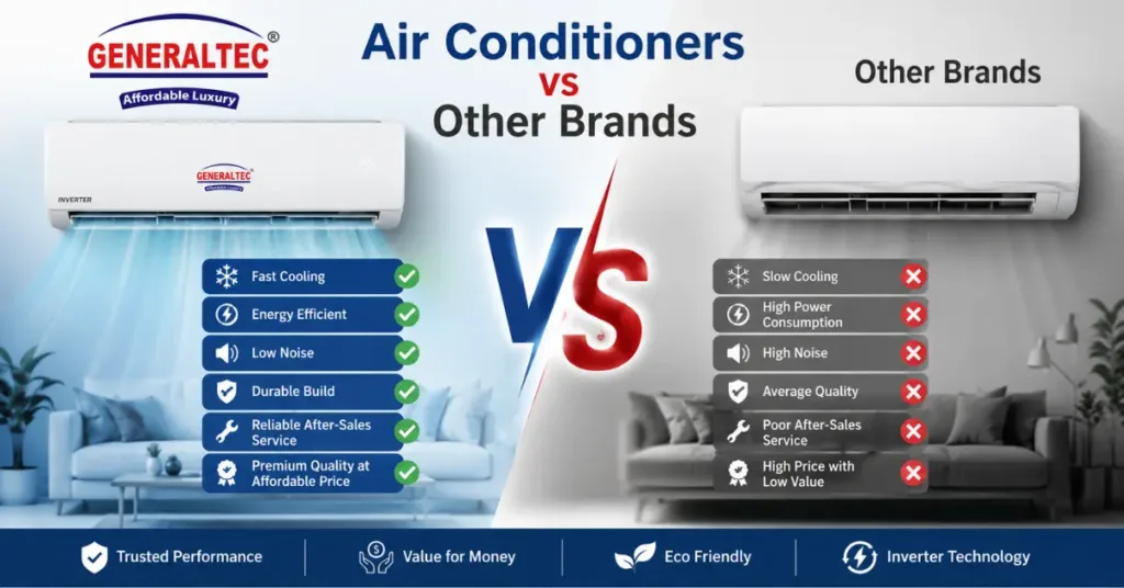 Air Conditioners vs Other Brands