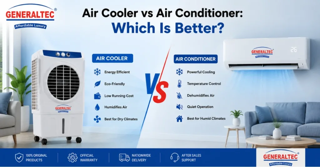 Air Cooler vs Air Conditioner