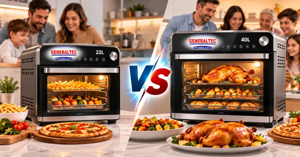 22L vs 40L Air Fryer Oven
