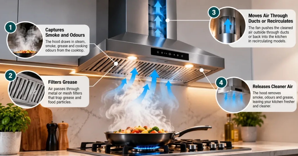 How Does a Kitchen Hood Work